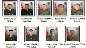 61 نظامی ترکیه در عملیات زاپ کشته شده اند/اطلاعات 20 جسد را ثبت کرده ایم