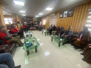  رئیس سازمان امداد و نجات جمعیت هلال احمر کشور به اشنویه آمد
