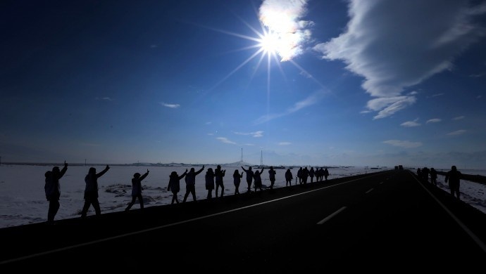 راهیپمایی مردم آگری، جولمرگ و شرناخ برای آزادی اوجالان و حل مسئله کُرد