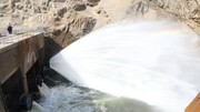 رهاسازی آب به دریاچه ارومیه از سد ساروق تکاب هم آغاز شد