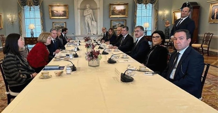 وەزارەتی دەرەوەی ئەمریکا دەقی گفتوگۆی نێوان مەسروور بارزانی و ئەنتۆنی بلینکن بڵاو دەکاتەوە