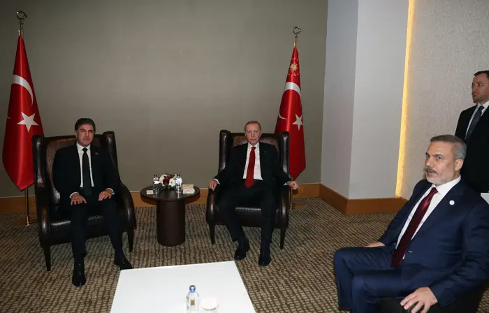 دیدار اردوغان و نچیروان بارزانی؛ پروژه «جاده توسعه» و مبارزه با PKK