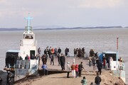 حجم آب دریاچه ارومیه ١٦٠ میلیون متر مکعب افزایش یافت