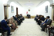 بررسی اوضاع عمومی عراق در دیدار اعضاء فراکسیون اتحادیه میهنی کردستان در مجلس نمایندگان با نخست وزیر عراق