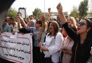دستگیری شماری از معلمان معترض در سلیمانیه و ضبط شدن لوازم برخی از خبرنگاران
