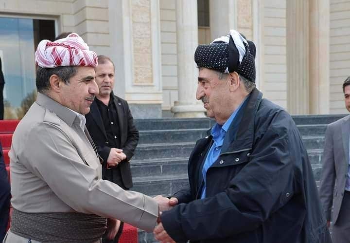 رئیس حزب سوسیال دمکرات کردستان با مسعود بارزانی دیدار کرد