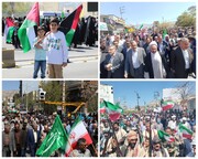 حضور پرشور مردم ایلام در روز جهانی قدس/ غزه تنها نیست