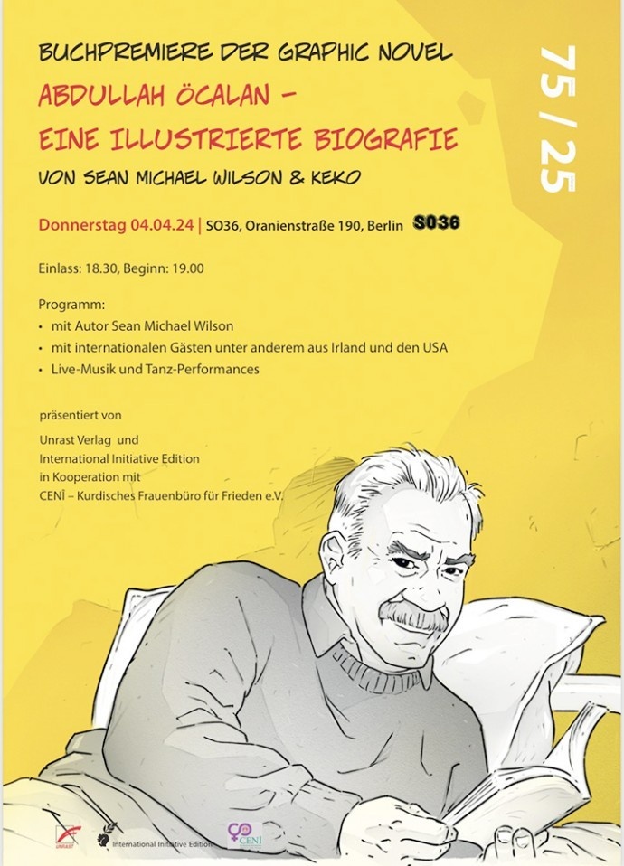 انتشار رمان مصور زندگی اوجالان؛ آزادی پیروز است + فیلم