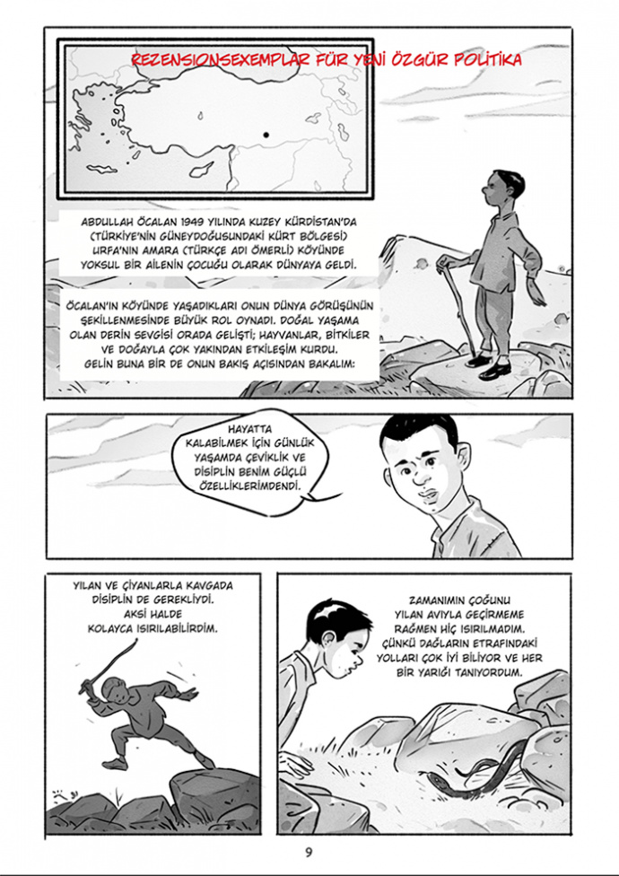 انتشار رمان مصور زندگی اوجالان؛ آزادی پیروز است + فیلم