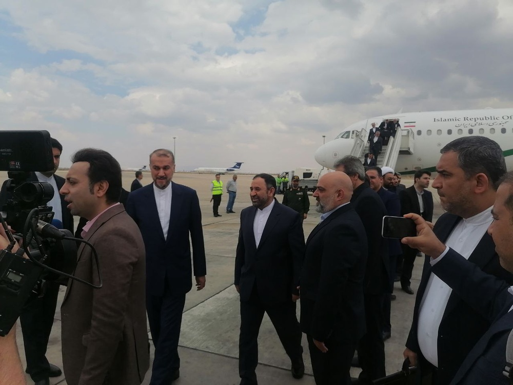 امیرعبداللهیان وارد دمشق شد