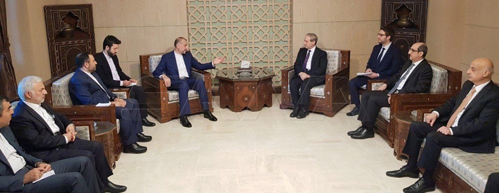 امیرعبداللهیان وارد دمشق شد