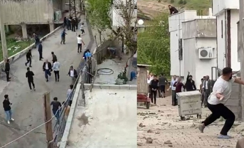 دعوا و درگیری میان اعضای AKP ,و حزب رفاه نو در شرناخ