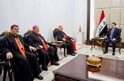 بررسی اوضاع کلی عراق در دیدار اسقف کلیسای کلدانی و هیئت همراه او با نخست وزیر عراق