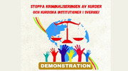 برگزاری تجمع کردهای سوئد در چارچوب کارزار آزادی اوجالان