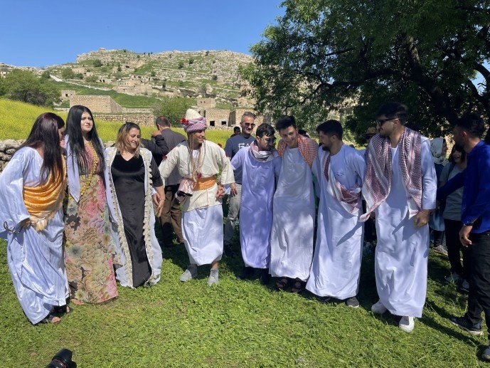 برگزاری عید «چهارشنبه سور» در کردستان ترکیه + تصاویر