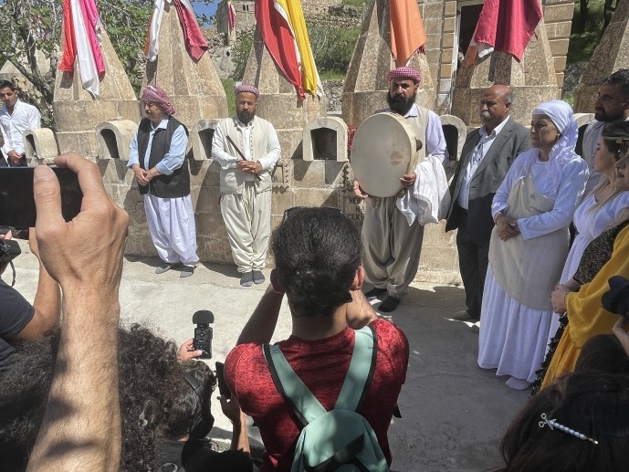 برگزاری عید «چهارشنبه سور» در کردستان ترکیه + تصاویر