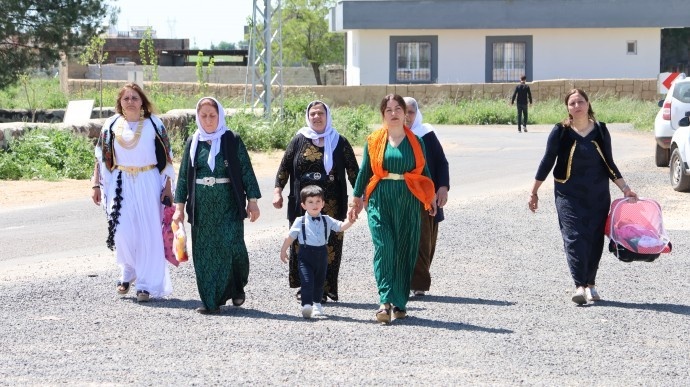 برگزاری عید «چهارشنبه سور» در کردستان ترکیه + تصاویر