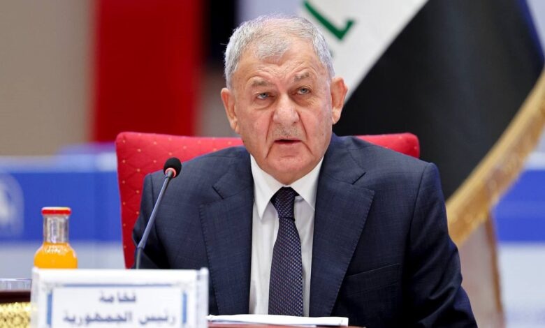 رئیس جمهور عراق حمله به میدان گازی کورمور را محکوم کرد