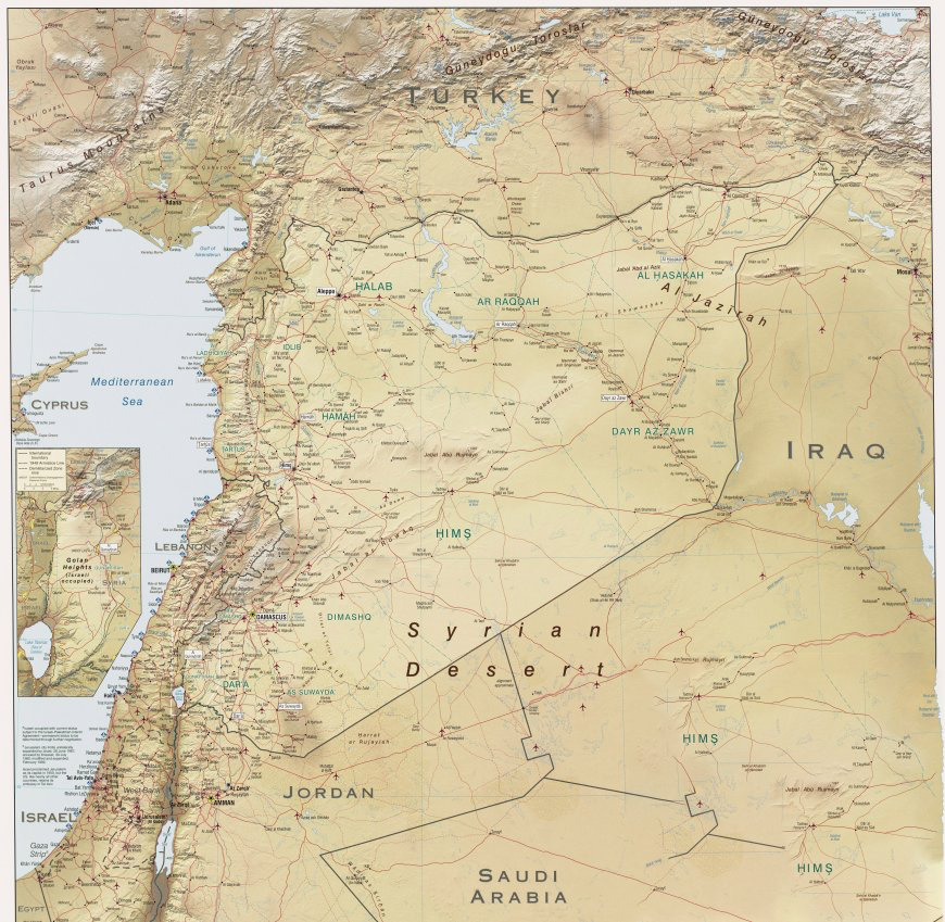 نقشه اداری کردستان سوریه به روز شد