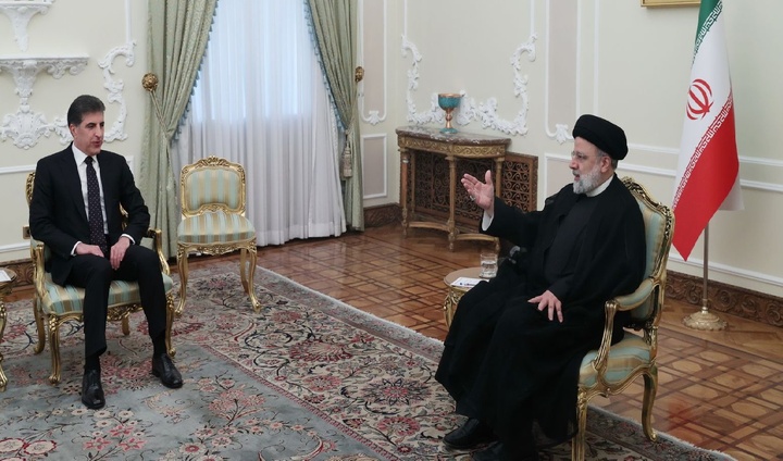 ڕەئیسی: ئێران پشتیوانی گەورەی ڕۆژە دژوارەکانی عێراق و کوردستانە/ بارزانی: ئەگەر کۆماری ئیسلامی نەدەبوو، چارەنووسی بزووتنەوەی کوردی نادیاربوو