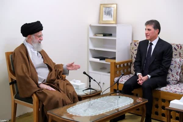 Kurdistan Region president meet Iranian Leader in Tehran