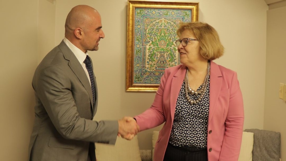 دیدار رئیس اتحادیه میهنی کردستان با دستیار وزیر امور خارجه آمریکا