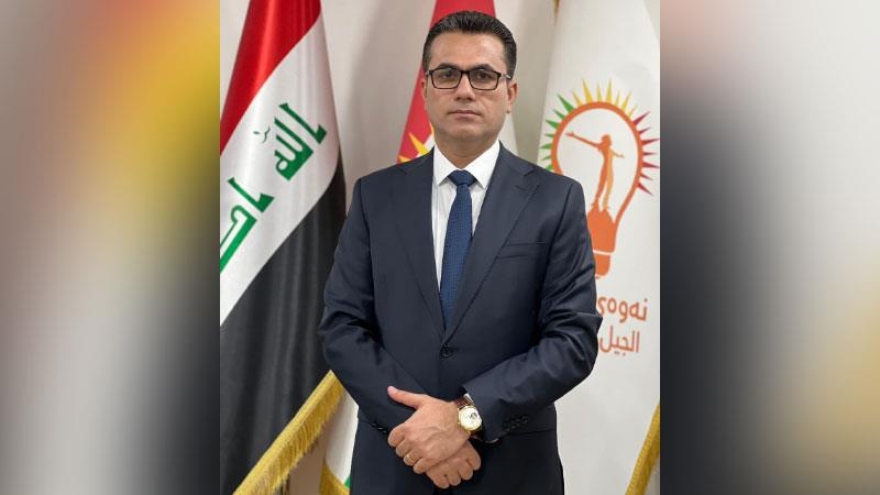 نماینده جنبش نسل نو در پارلمان عراق: درآمد اقلیم کردستان به بیش از هزار میلیارد دینار می‌رسد اما دولت انتقالی آن را صرف حقوق کارمندان نمی‌کند
