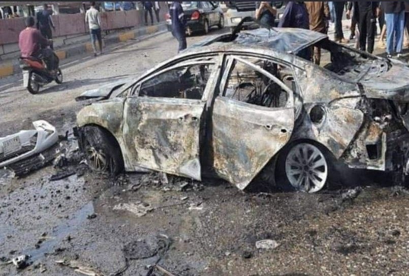 کشته شدن یک مسئول SDF در انفجار خودروی وی در راه حسکه