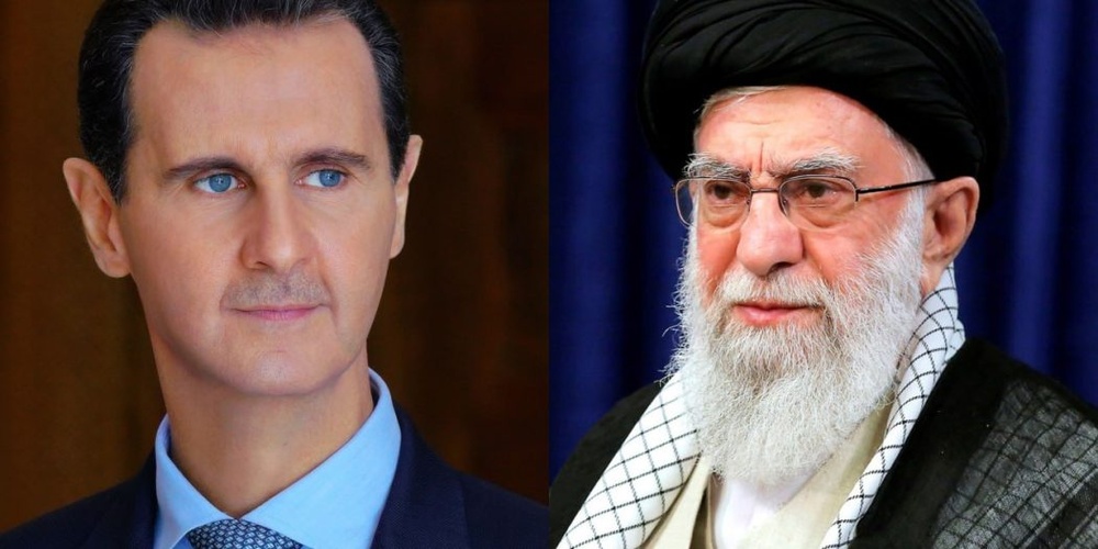 بشار اسد شهادت آیت‌الله رئیسی را بە رهبر انقلاب و مردم ایران تسلیت کفت
