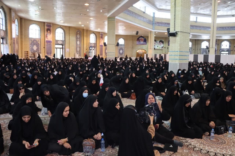 گزارش تصویری برگزاری مراسم سوگواری آیت الله رئیسی در ایلام