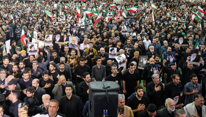 Tehran starts mass funeral for President Raisi, companions