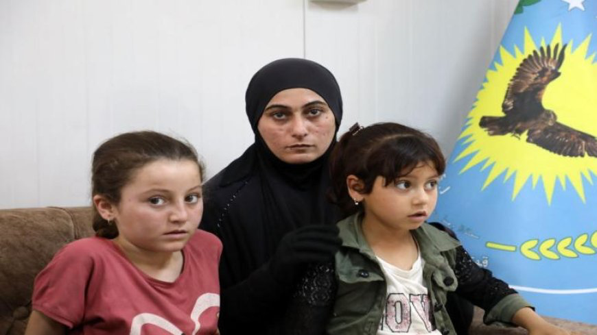 نجات یک زن ایزدی و دو فرزندش از چنگال داعش