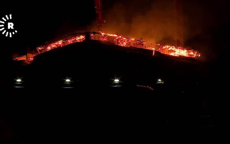 وقوع سومین آتش سوزی مهیب در یک روز در شهر اربیل