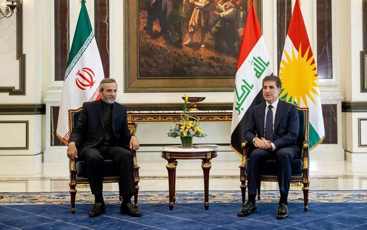 دیدار رئیس اقلیم کردستان با سرپرست وزارت خارجۀ ایران