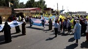 راهپیمایی مردم شمال و شرق سوریه در محکومیت انزوای اجباری اوجالان