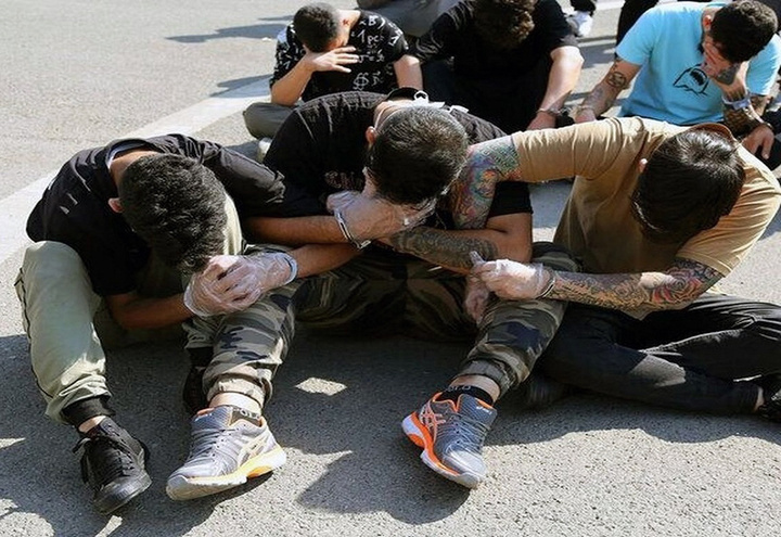 ۴۸ نفر از اراذل و اوباش و مزاحمین خیابانی در مریوان دستگیر شدند
