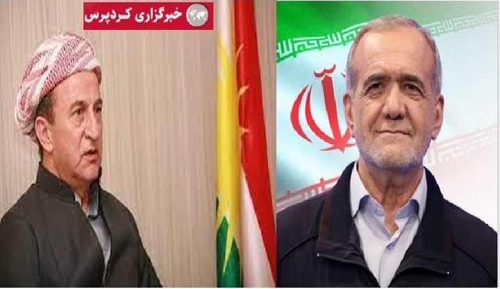 ئەدهەم بارزانی پەیامێک ئاراستەی مەسعوود پزیشکیان دەکات