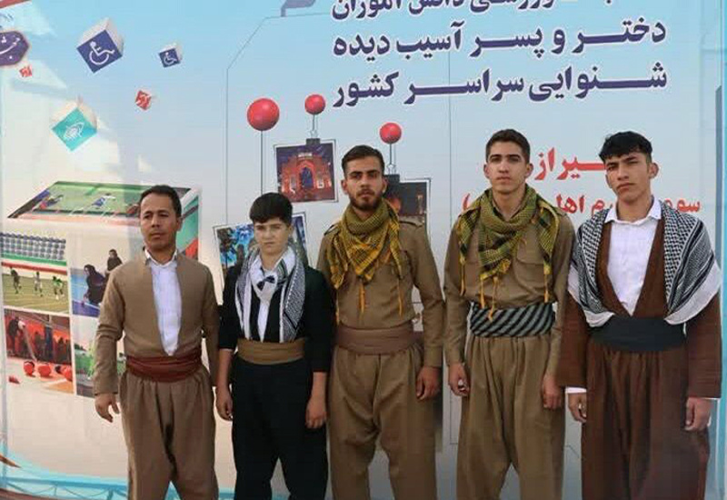 تیم ورزشی آمادگی جسمانی دانش آموزی کردستان قهرمان کشور شد