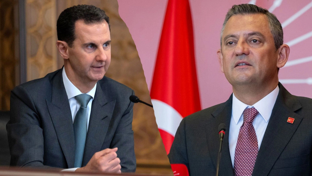 اوزگور اوزل رهبر CHP با بشار اسد دیدار می کند