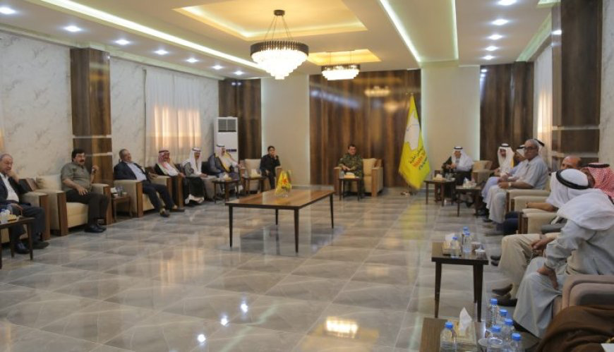 The delegation of the interim government of Syria met with the management of Kobani