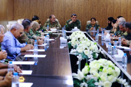 برگزاری نشست عمومی مجلس نظامی SDF / افزایش مدت خدمت سربازی و مقابله با تهدیدات ترکیه 