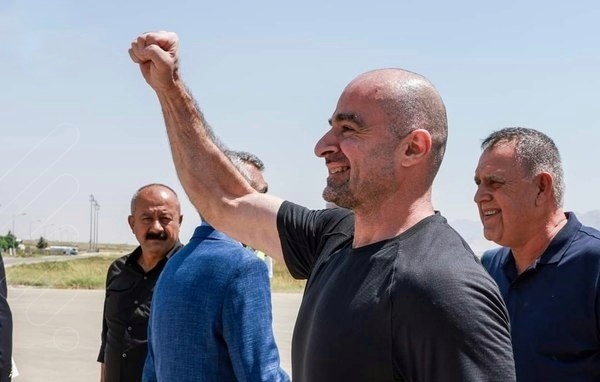 دوای دانانی پارێزگاری کەرکووک، بهرپرسانى یهکێتى پێشوازییان له سهرۆکى حربەکەیان کرد