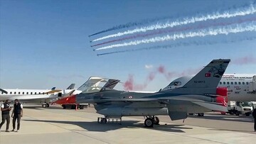 ترکیه با دو فروند جنگنده F-16 به مصر رفت + فیلم