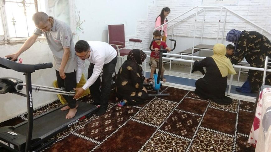 افتتاح یک مرکز توانبخشی در شهر عینعیسی توسط مدیریت خودگردان