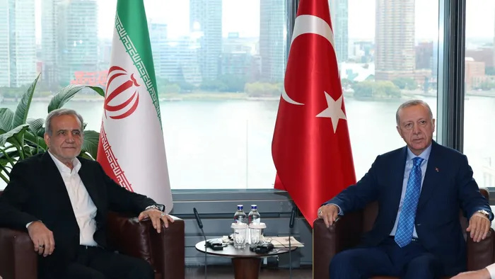 Iranian, Turkish presidents hold talk in New York