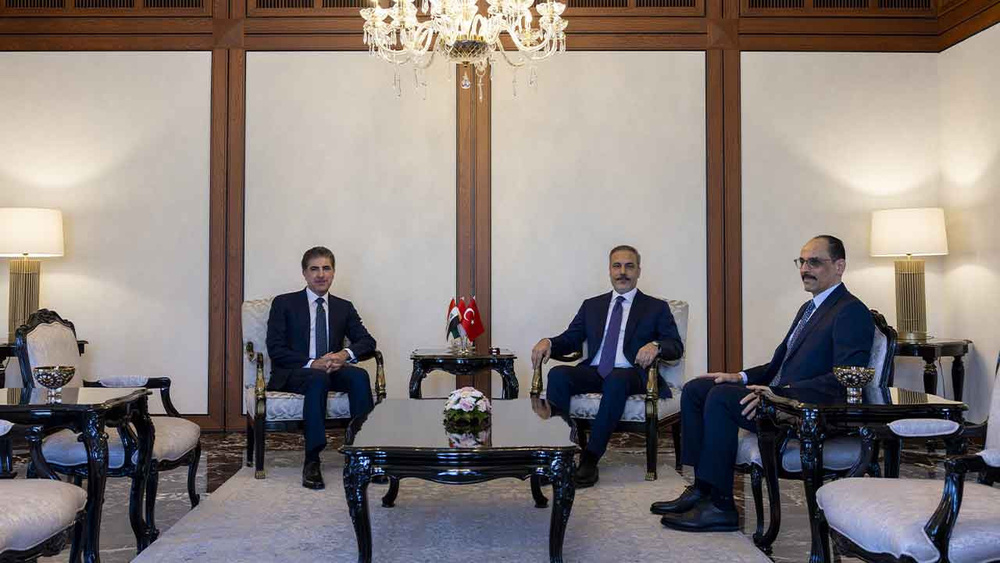 دیدار نچیروان بارزانی با اردوغان در آستانه انتخابات اقلیم کردستان عراق