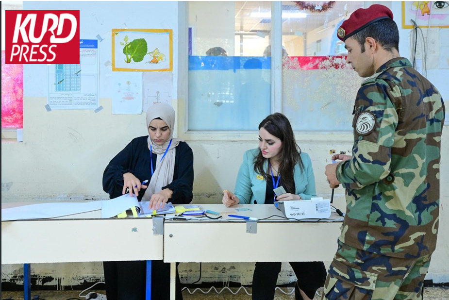 لە هەرێمی کوردستان دەنگدانی تایزەت بۆ هەڵبژاردنی پەرلەمان دەستی پێکرد