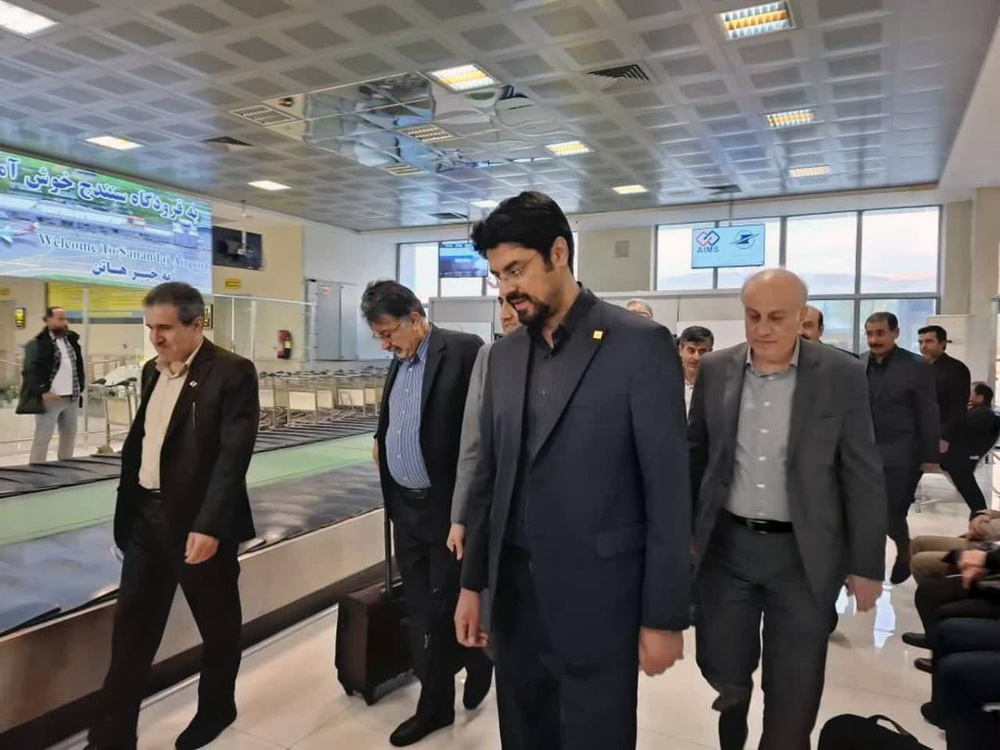 استقبال از معاونین وزیر صمت در فردودگاه سنندج