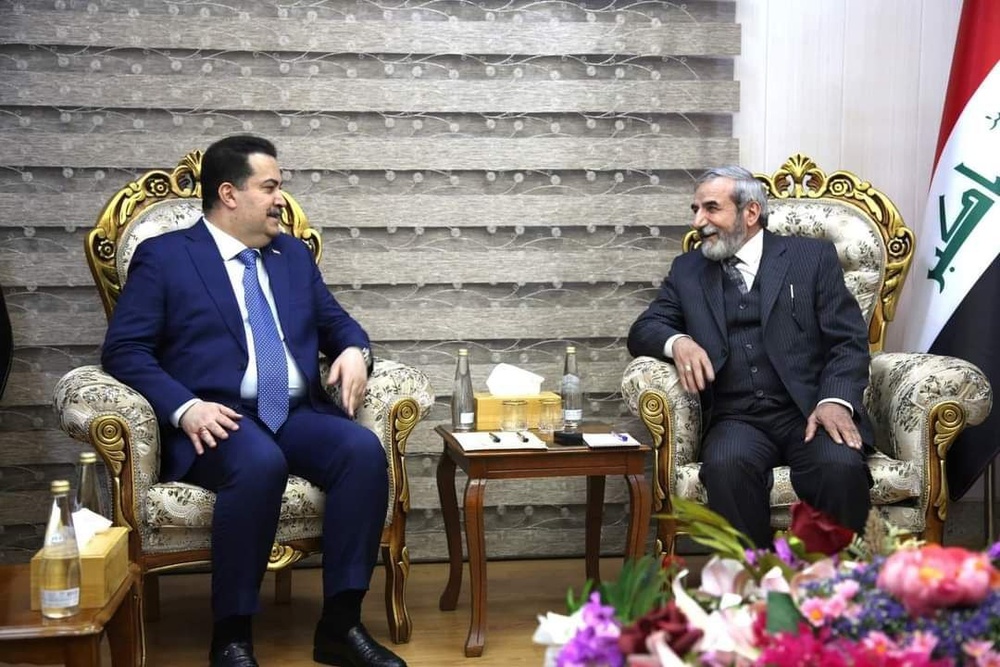 نخست وزیر عراق با دبیرکل اتحاد اسلامی کردستان دیدار کرد
