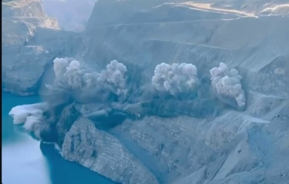 تخریب گسترده طبیعت در کوههای جودی و گابار؛ انفجارهای روزانه و نابودی حیات وحش